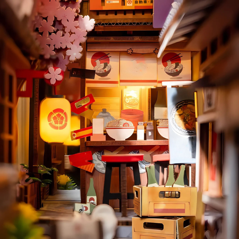 Sakura Wine Alley DIY Book Nook Shelf Insert Kit