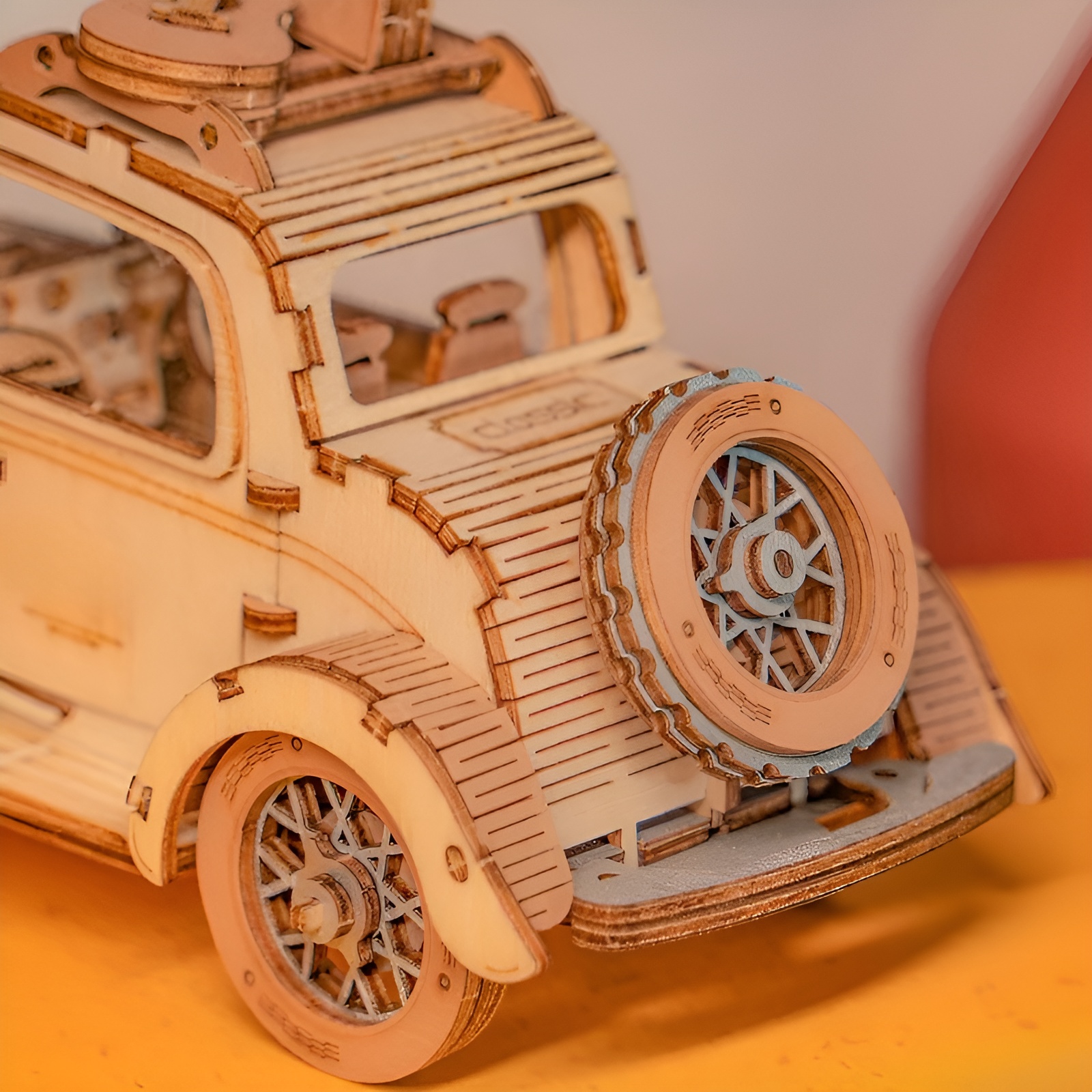 Vintage Car 3D Wooden Puzzle