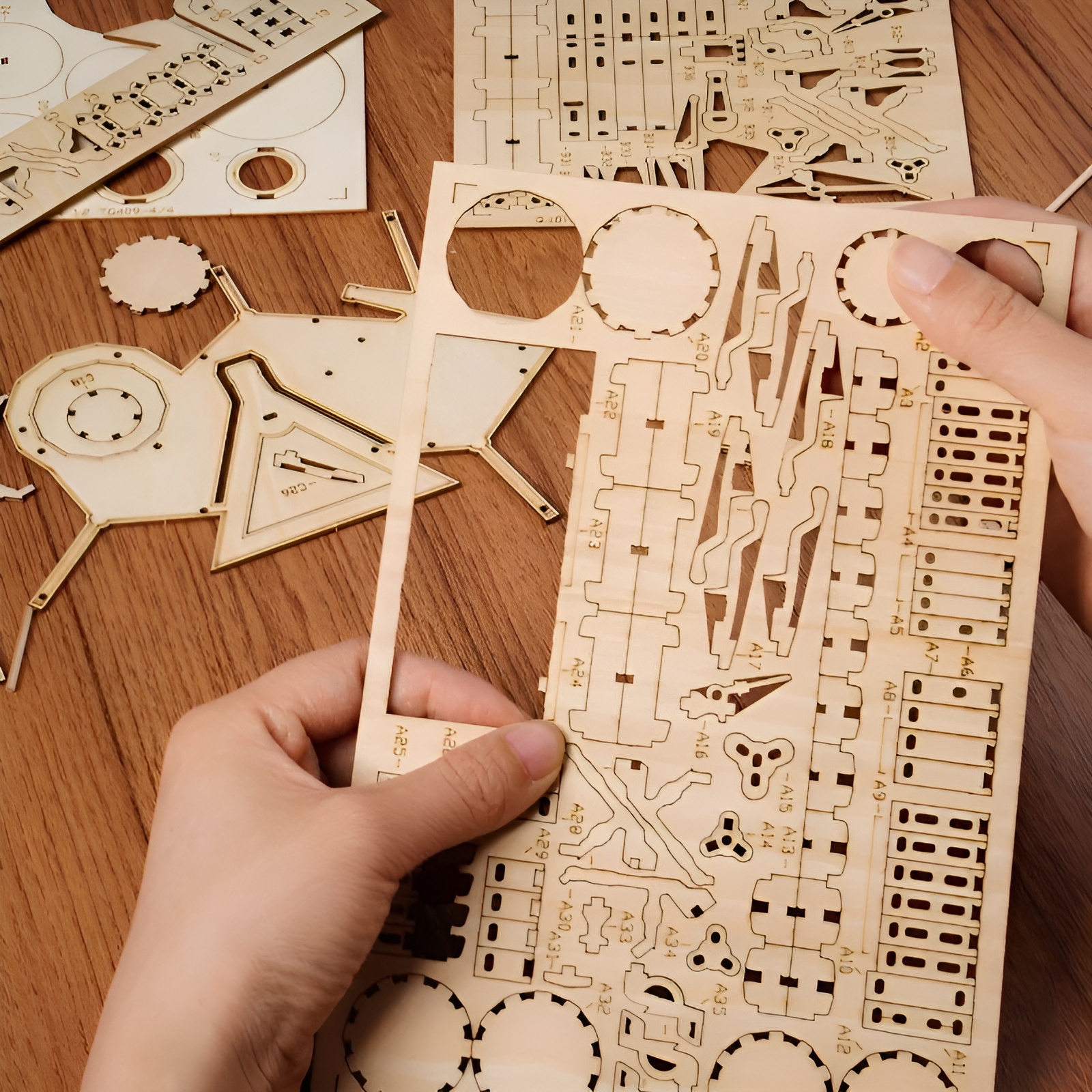 Drum Kit 3D Wooden Puzzle