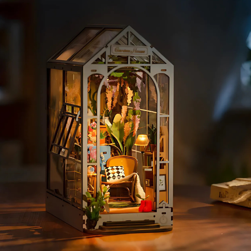 Holiday Garden House DIY Book Nook Kit
