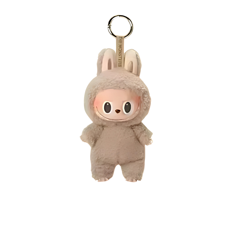 Labubu PVC Pendant Doll Model Monster Replica Keychain Kid Toys
