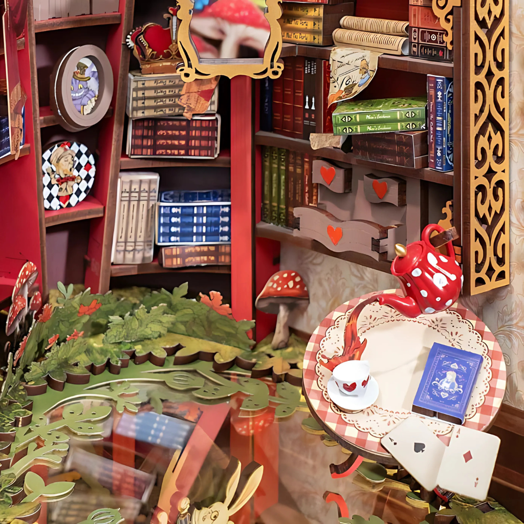 Fall into Wonder DIY Book Nook Shelf Insert 