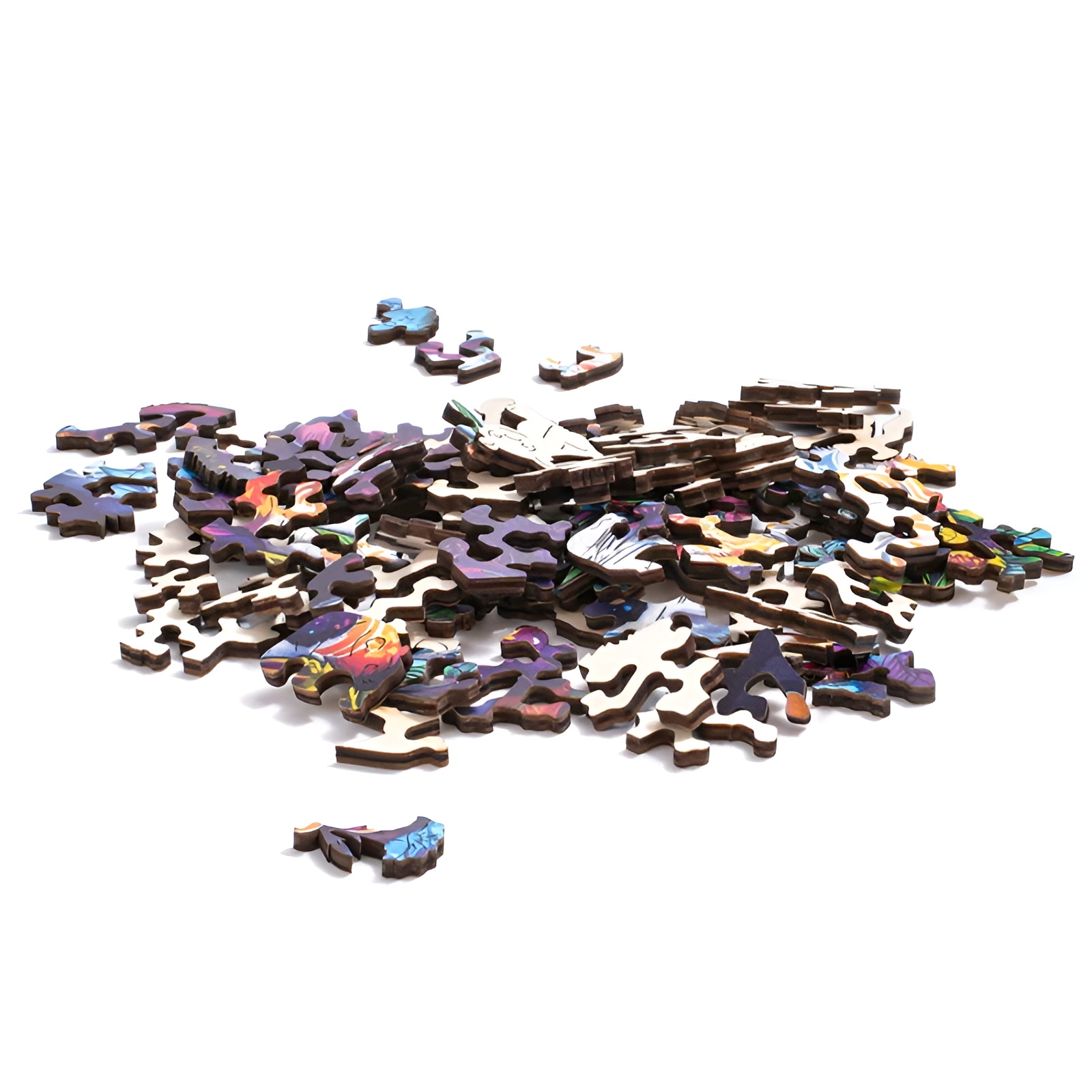 Floral Panda Wooden Jigsaw Puzzle