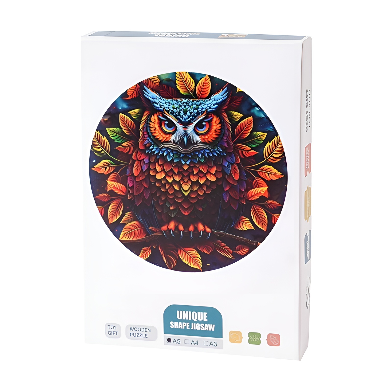 Moonlight Owl Wooden Jigsaw Puzzle