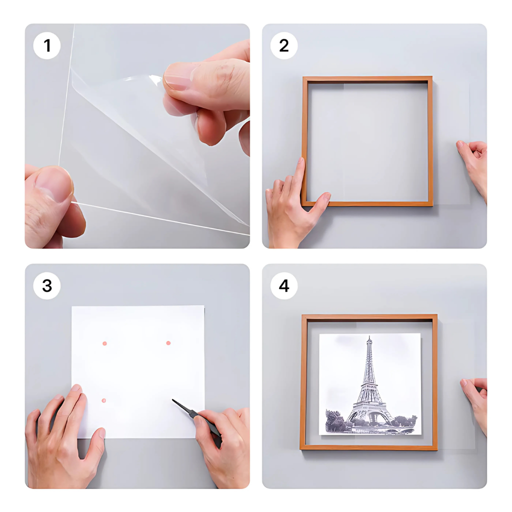 Double Glass Picture Frame