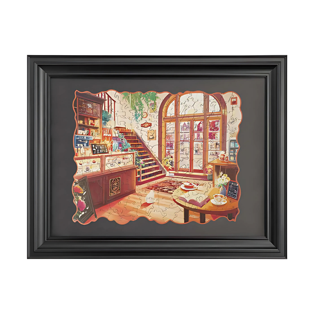 Black Vintage Puzzle Frame