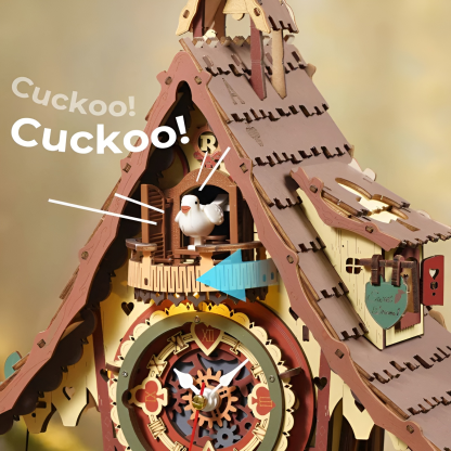 Cuckoo Clock Mechanical 3D Wooden Puzzle