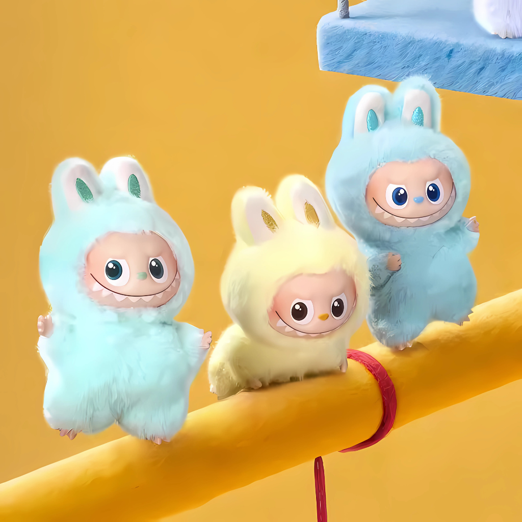  Monsters Pin For Love Series Vinyl Plush Pendant Blind Box Action Figure Toy