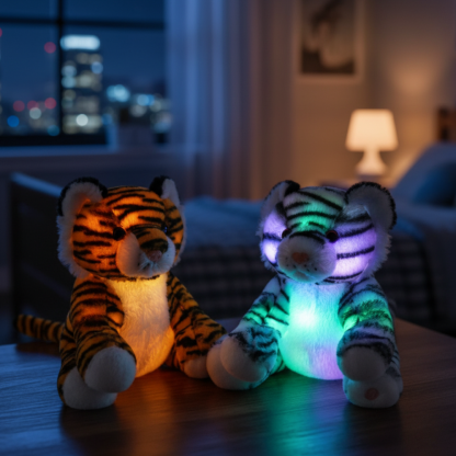 Glowing Tiger Plush Toy For Kids And Home Decoration