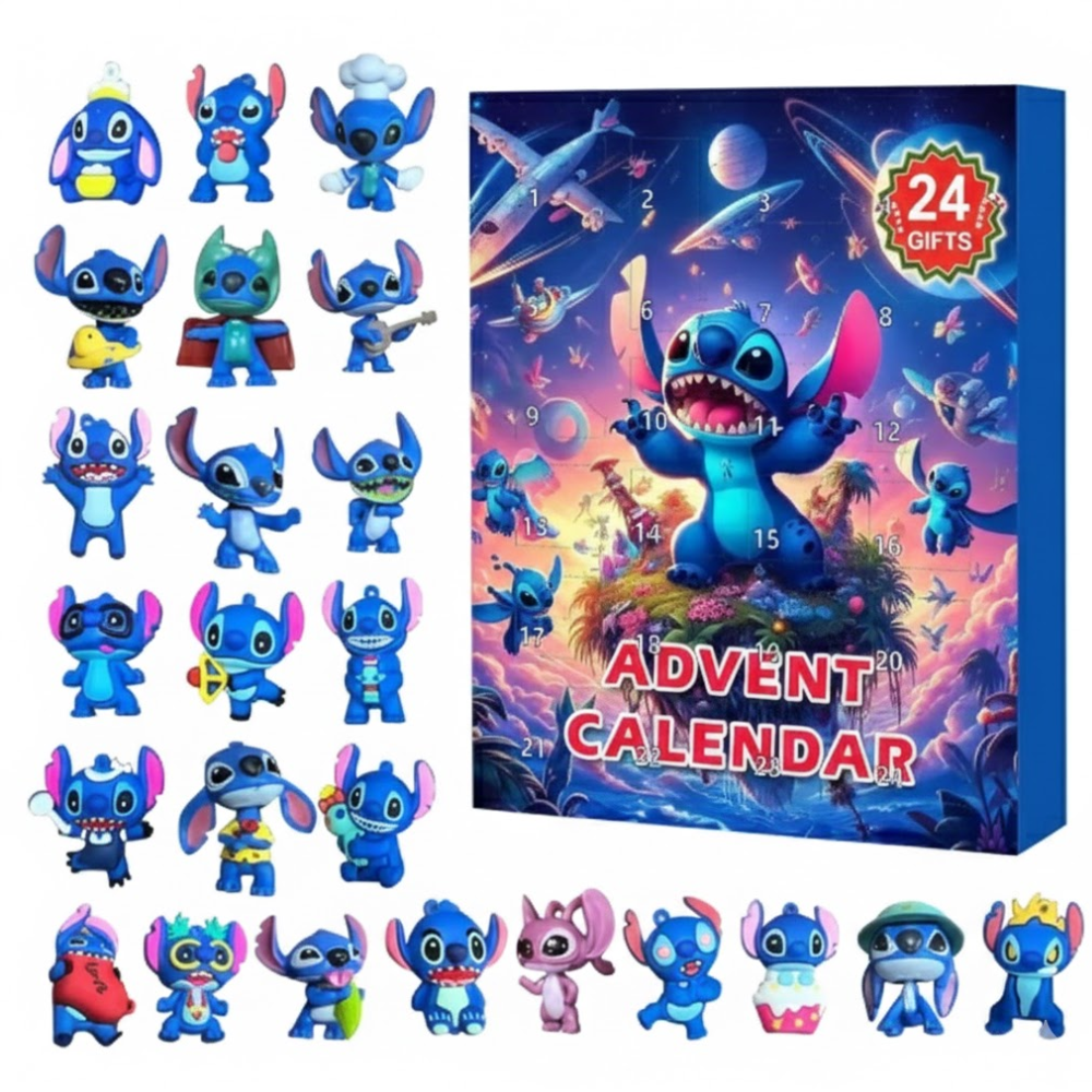 Lilo and Stitch Halloween Angel Advent Calendar with Kawaii Stitch Figures