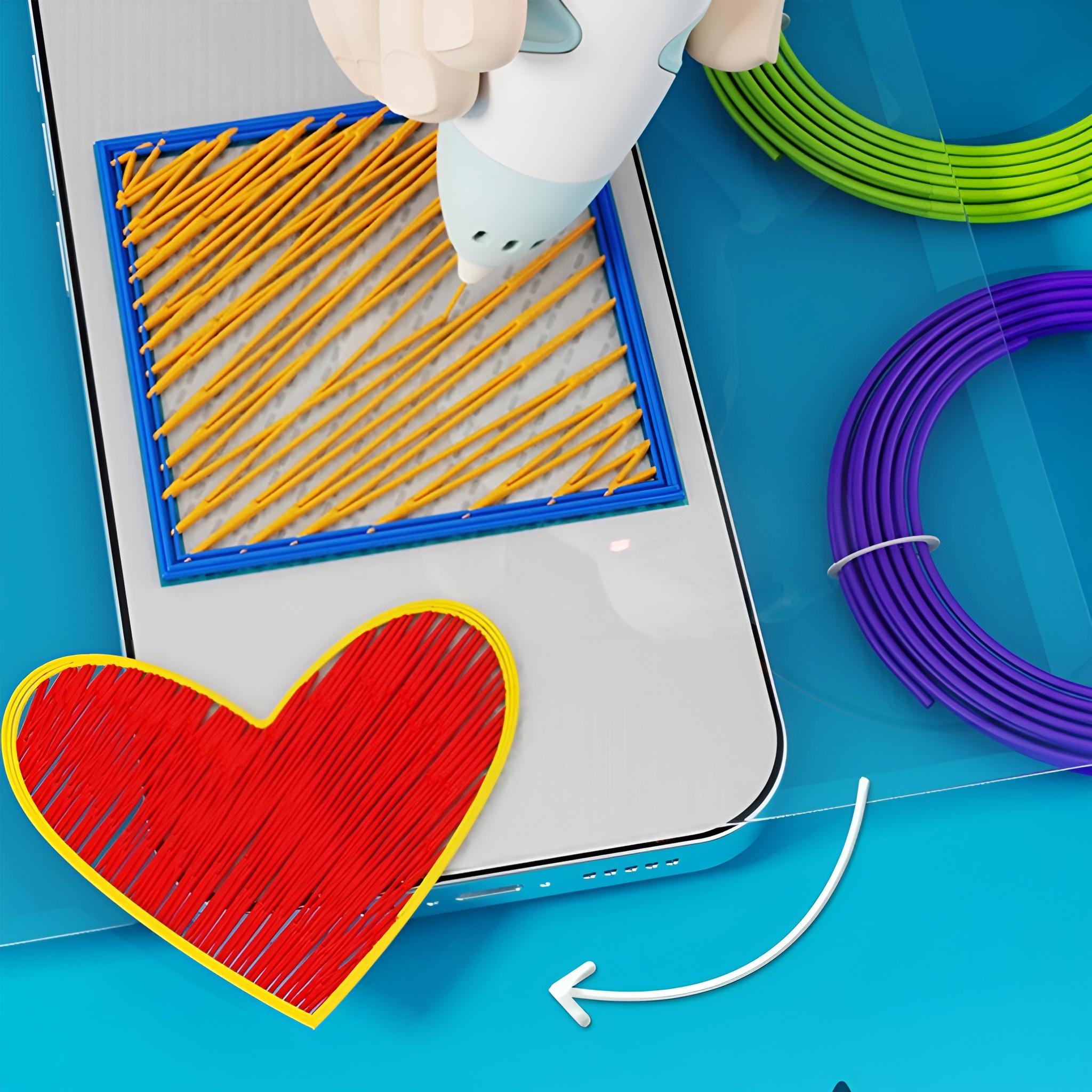 Low Temperature 3D Drawing Pen Set For Kids Creative Projects