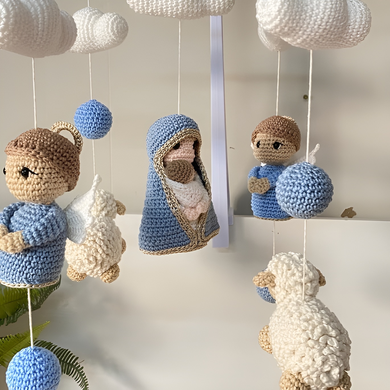 Maria Crochet Crib Mobile Hanging Decoration