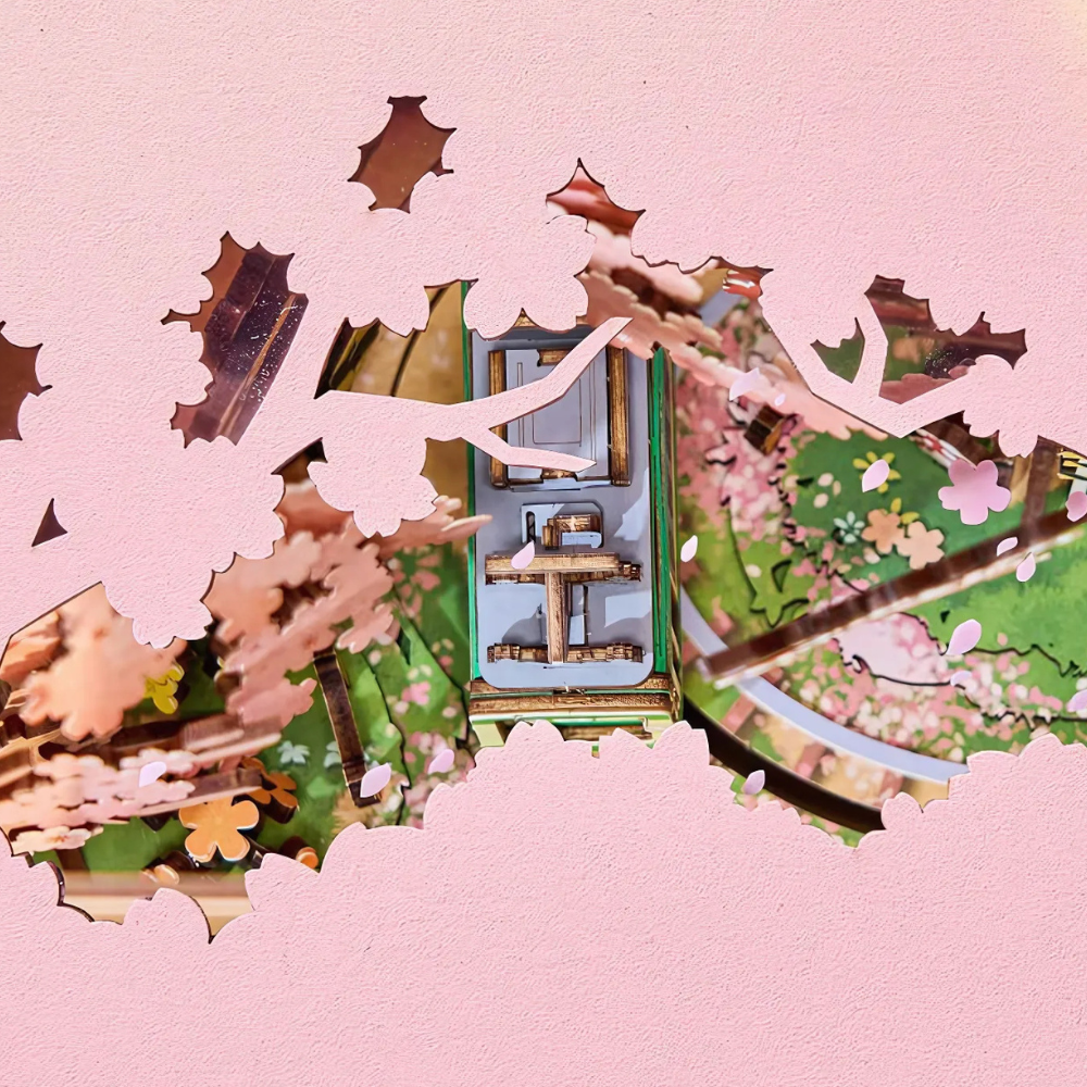 Sakura Dreamy Tour DIY Music Box 3D Wooden Puzzle 