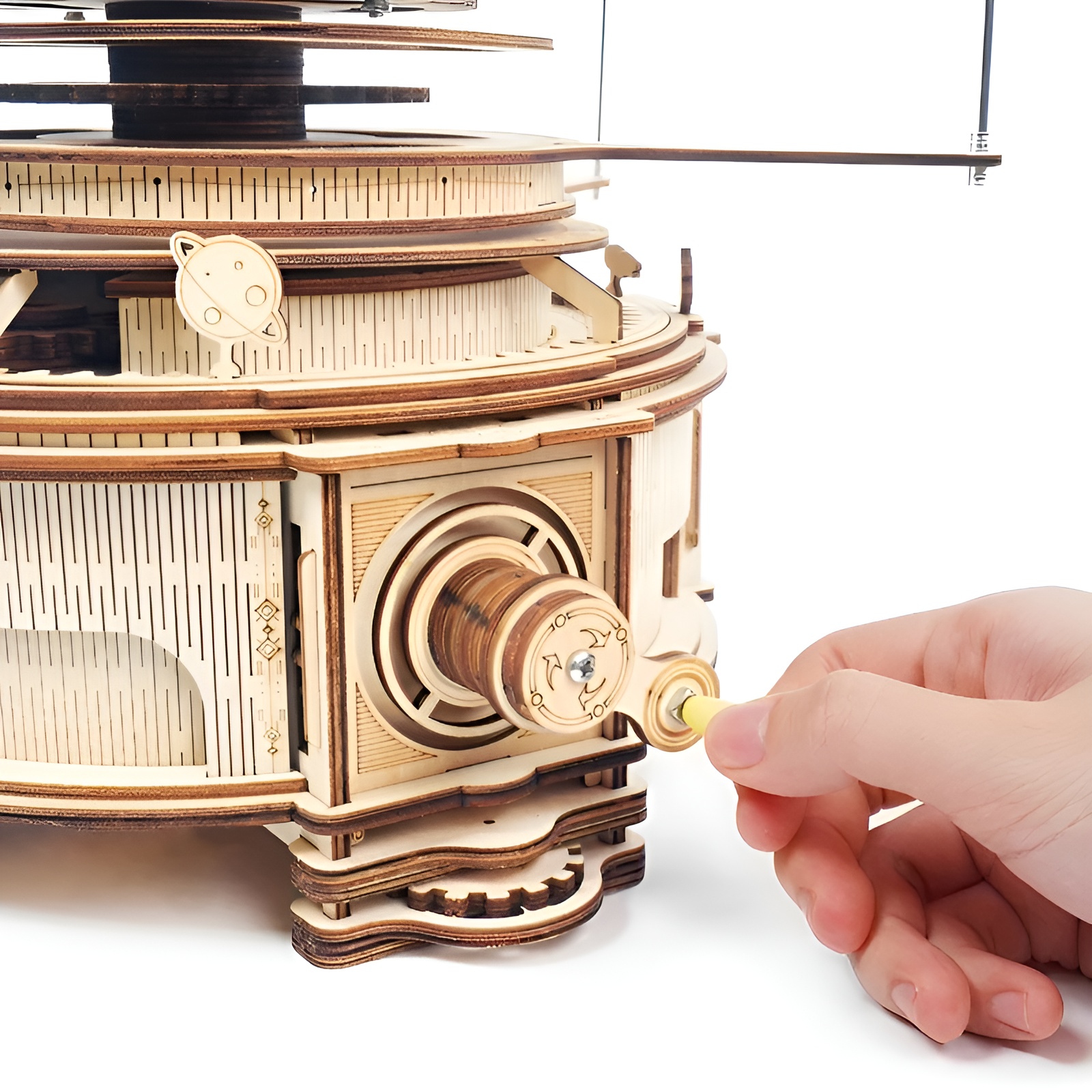 Mechanical Orrery 3D Wooden Puzzle