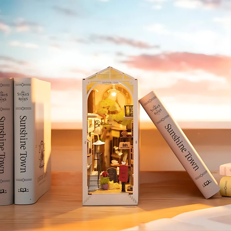 Sunshine Town Book Nook Shelf Insert