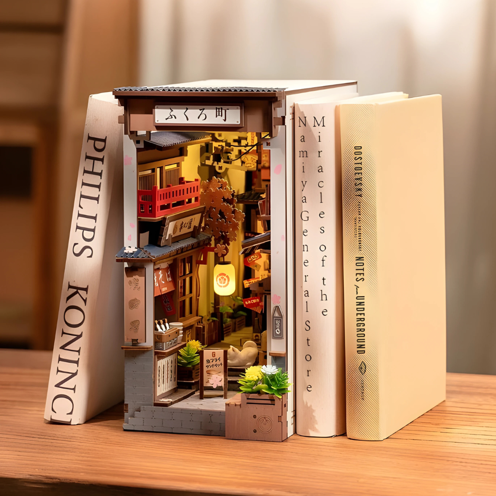 Sakura Wine Alley DIY Book Nook Shelf Insert