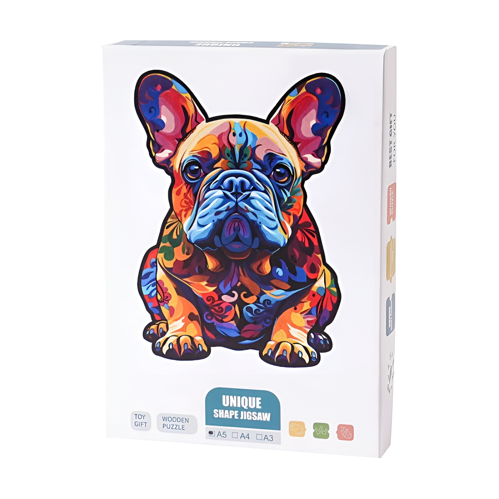 French Bulldog Wooden Jigsaw Puzzle