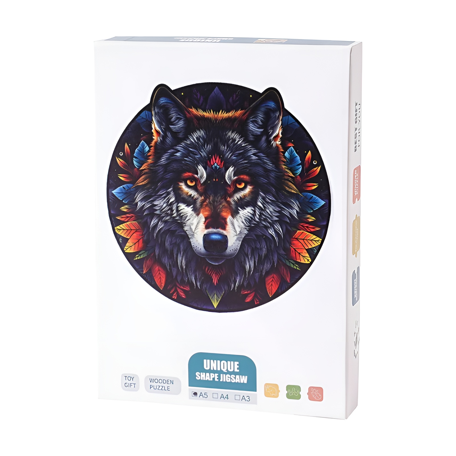 Wolf in the Jungle Wooden Jigsaw Puzzle