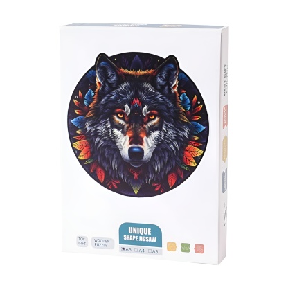 Wolf in the Jungle Wooden Jigsaw Puzzle