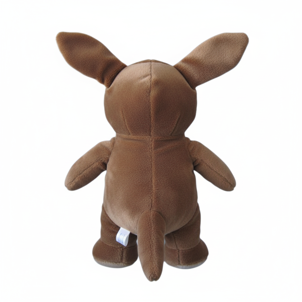 Soft Kangaroo Stuffed Toy With Pouch Bear