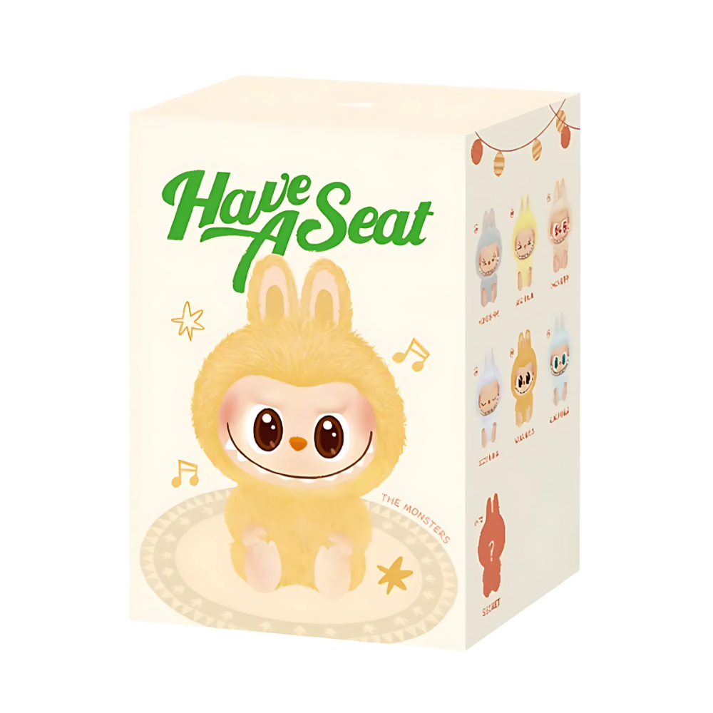 Labubu The Monsters Have A Seat Vinyl Plush Sealed Case