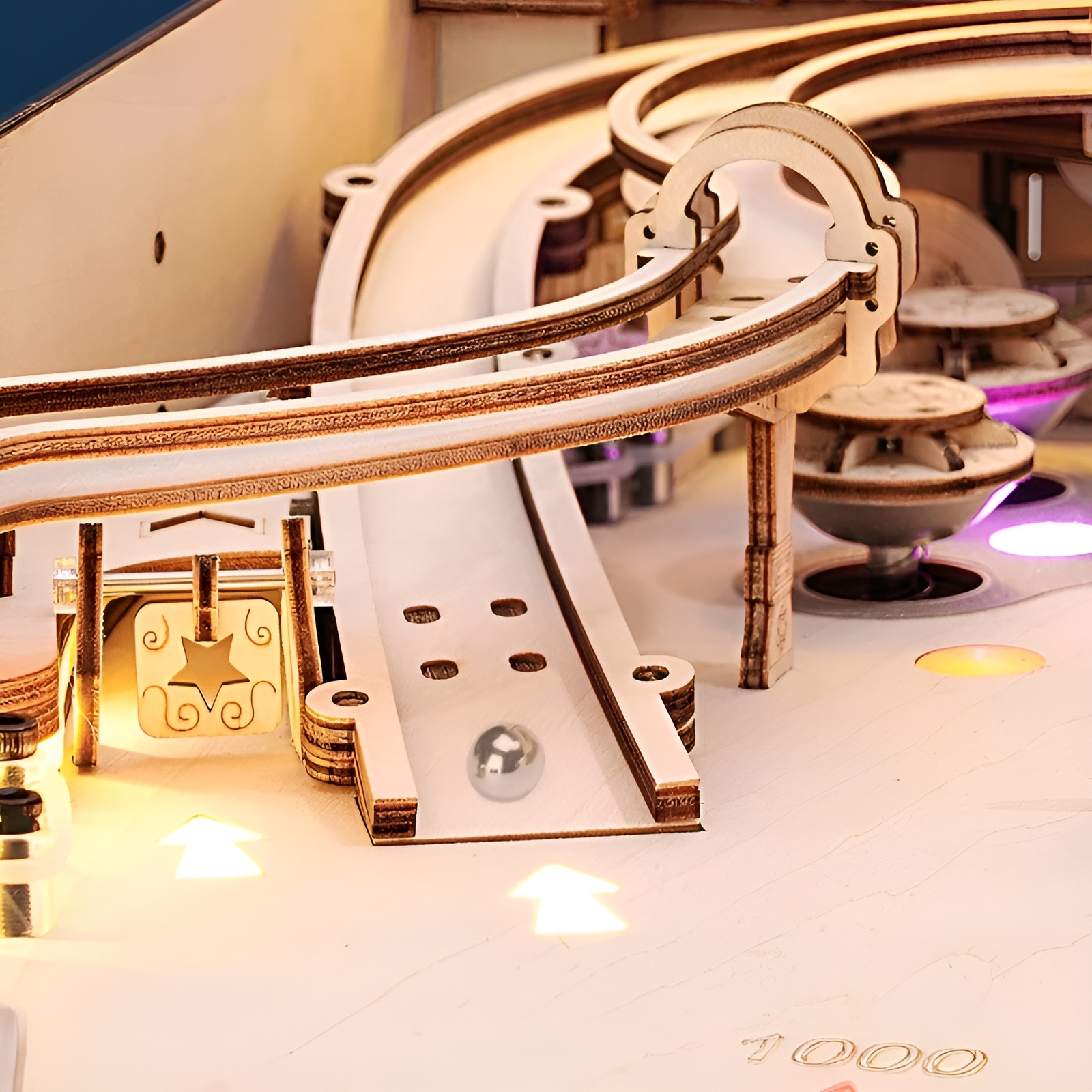3D Pinball Machine 3D Wooden Puzzle