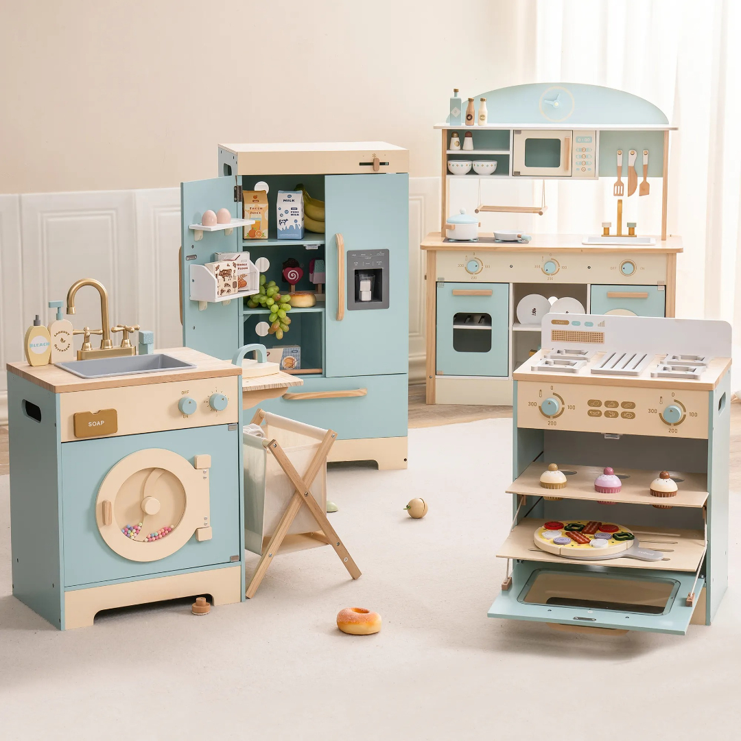 Kids Wooden Cooking Playset Collection