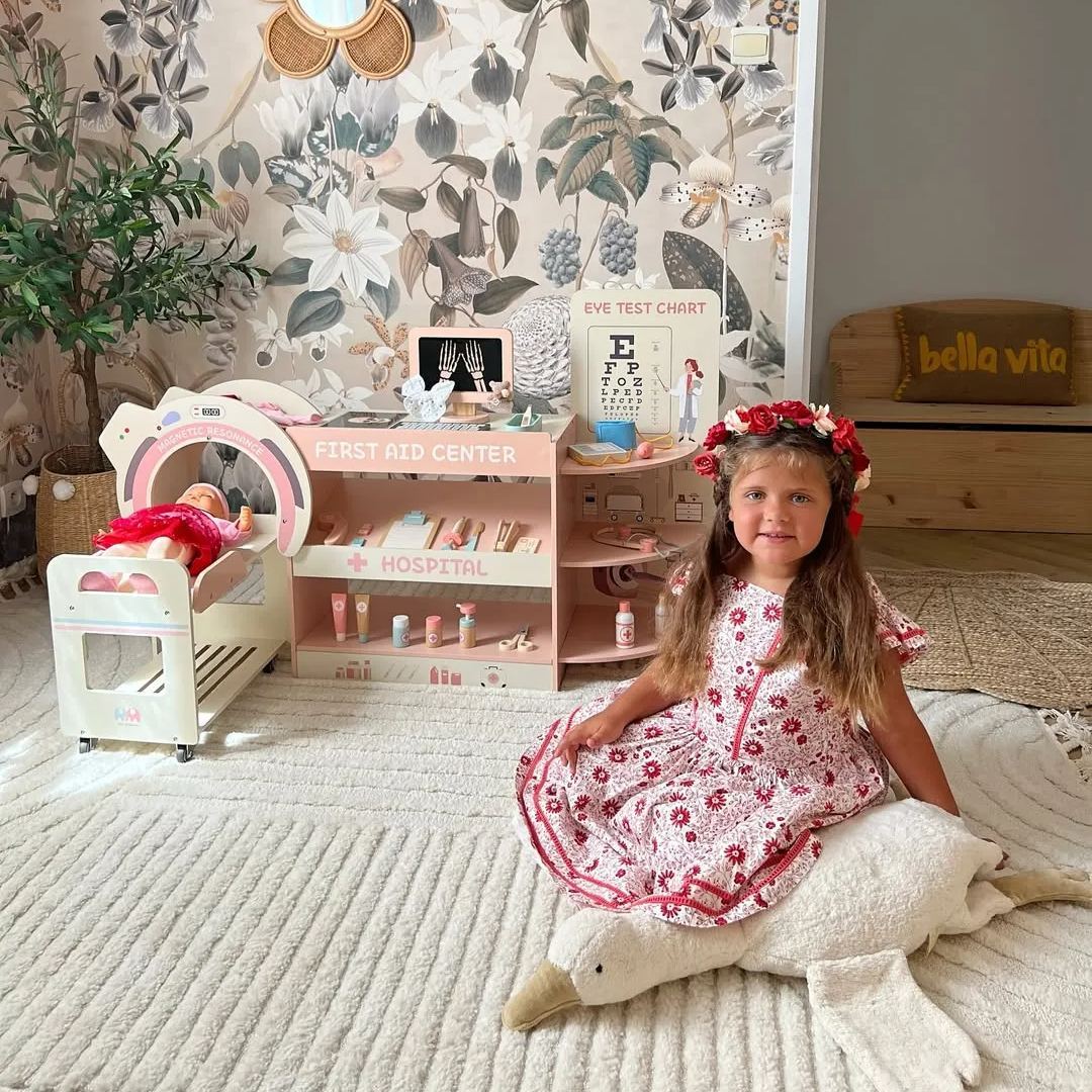 Wooden Doctor Activity Center Toy Set