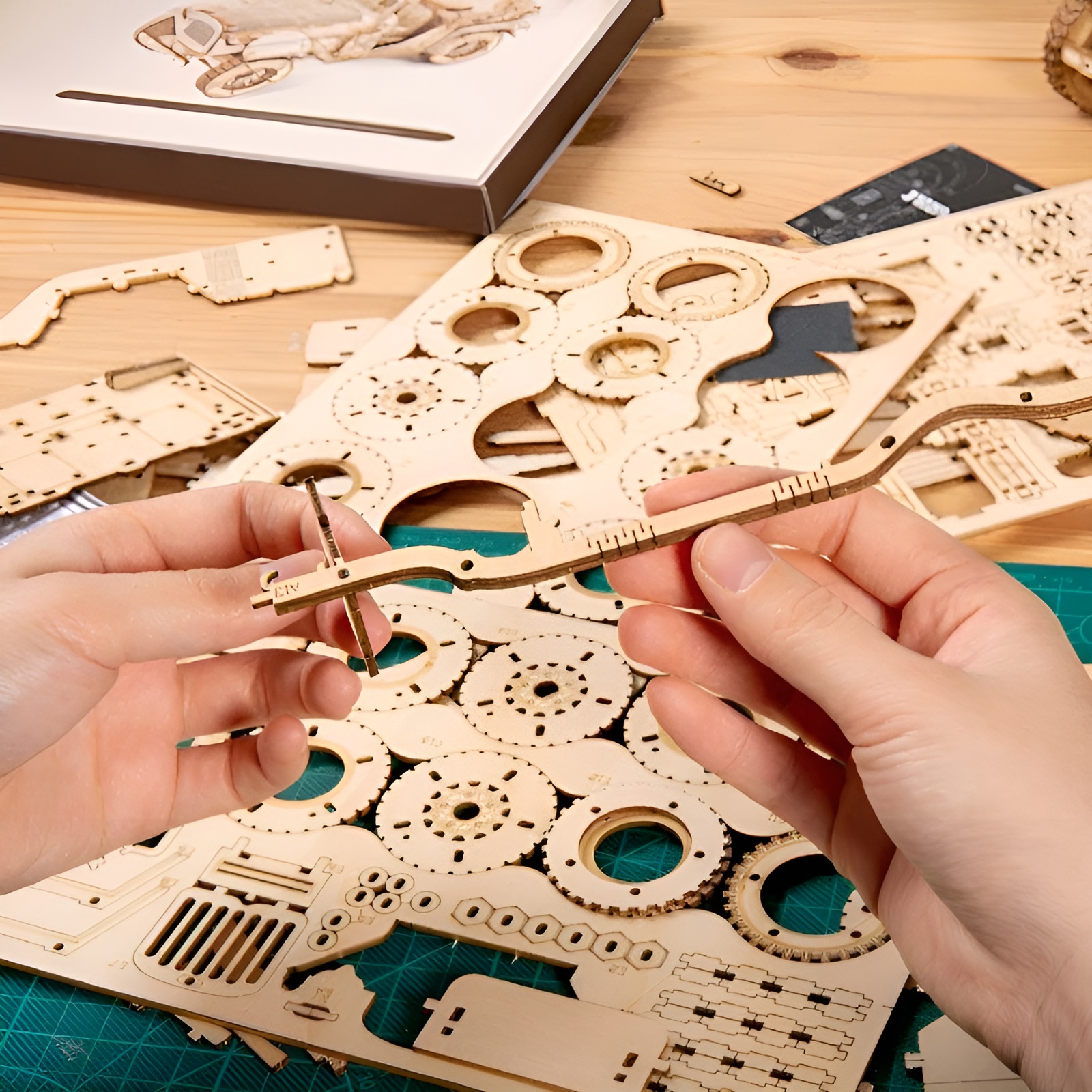 Prime Steam Express Train 3D Wooden Puzzle