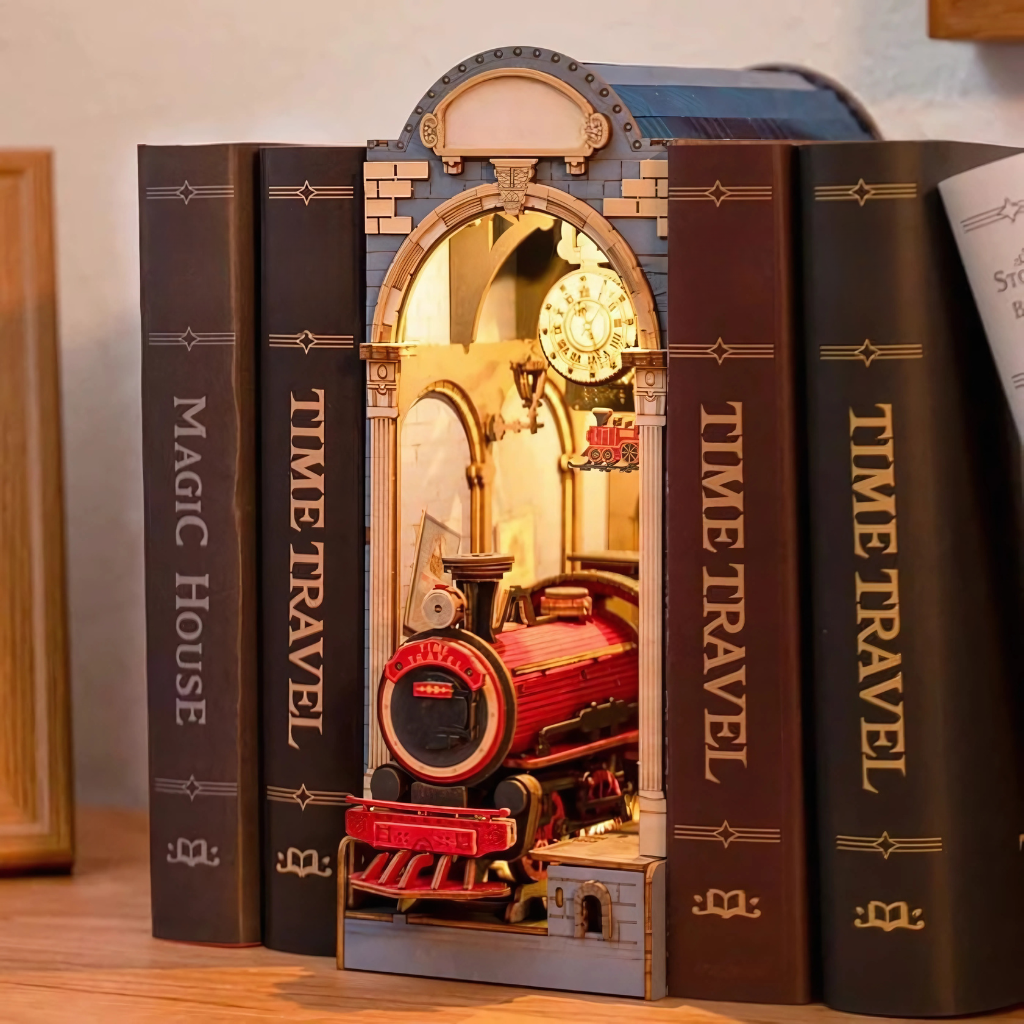 Pack Of 4 Stories In Books Series Book Nook Shelf Insert