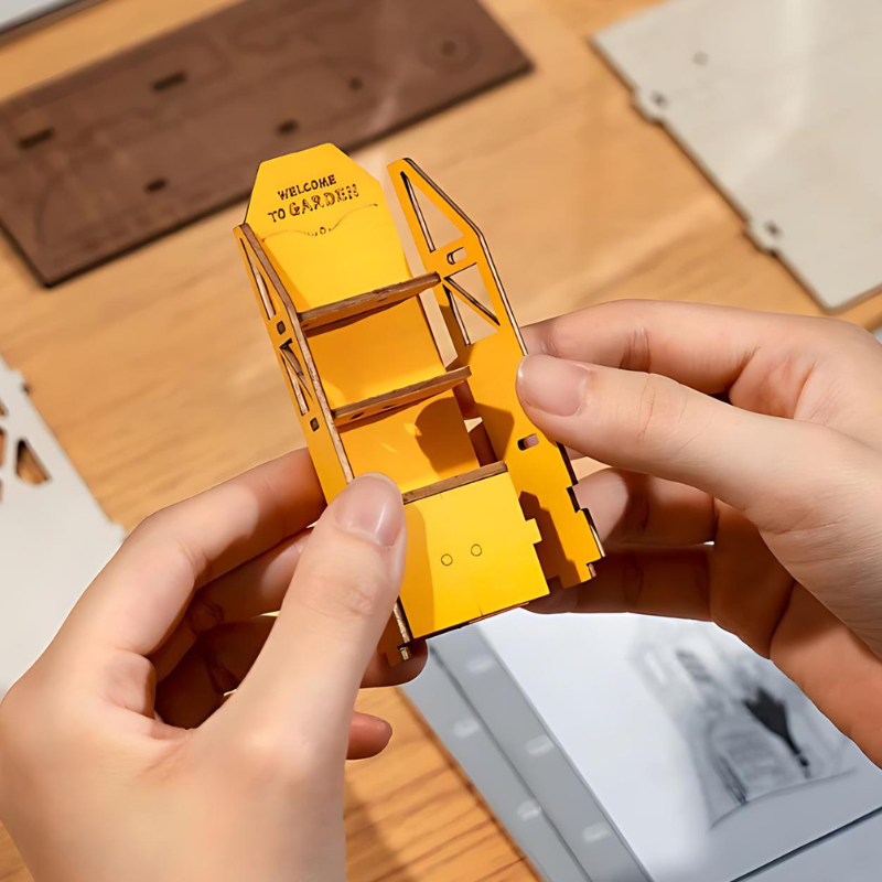 Holiday Garden House DIY Book Nook Kit