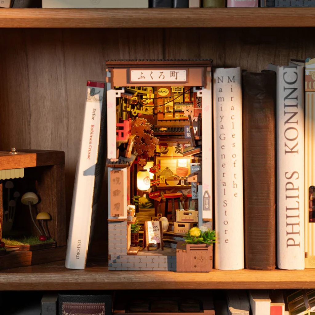 Sakura Wine Alley DIY Book Nook Shelf Insert