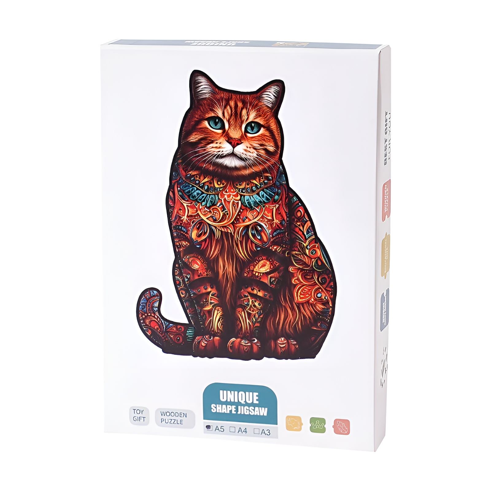 Exotic Cat Wooden Jigsaw Puzzle