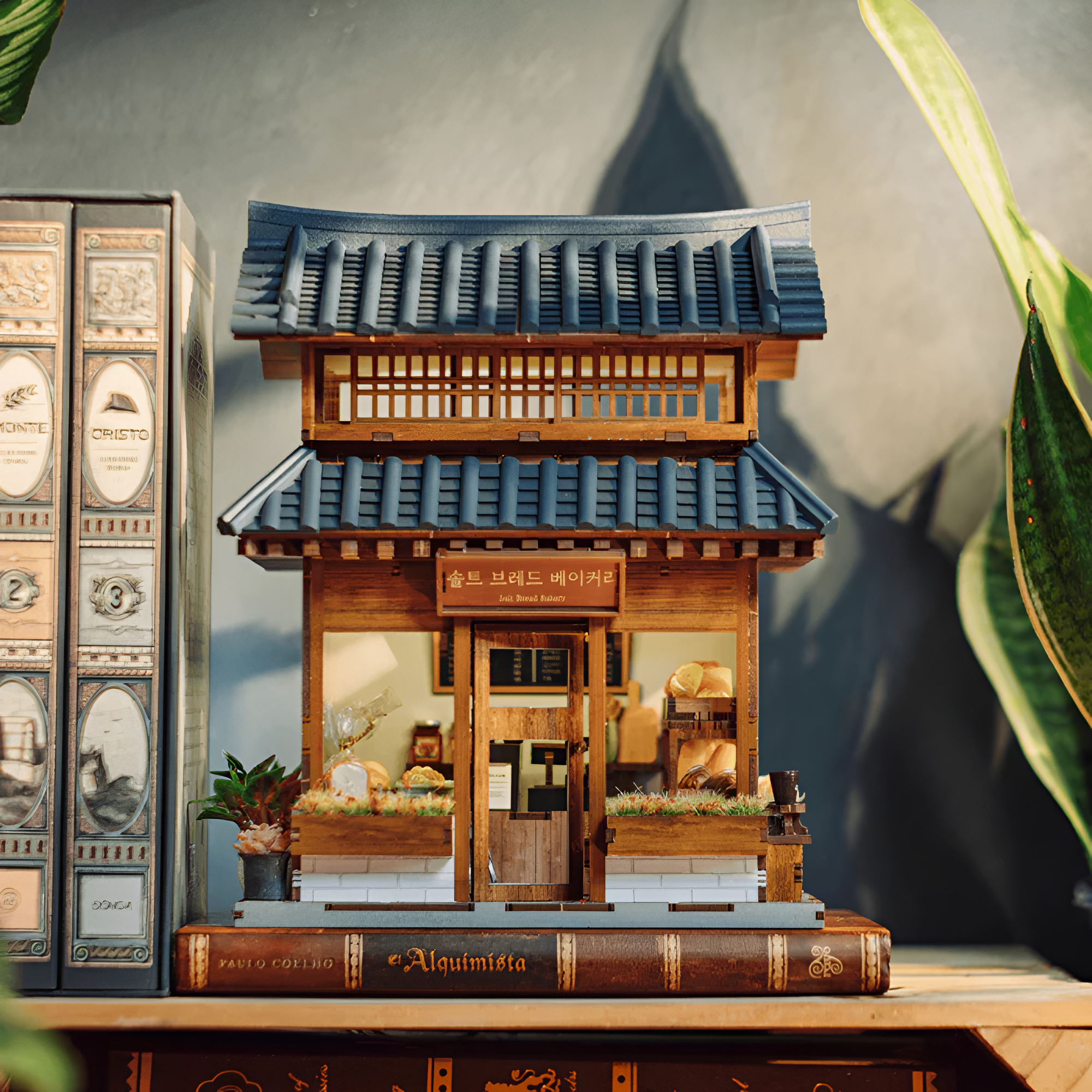 Miniature Book Nook Diorama Kit For Seoul Hipjiro Street Scene