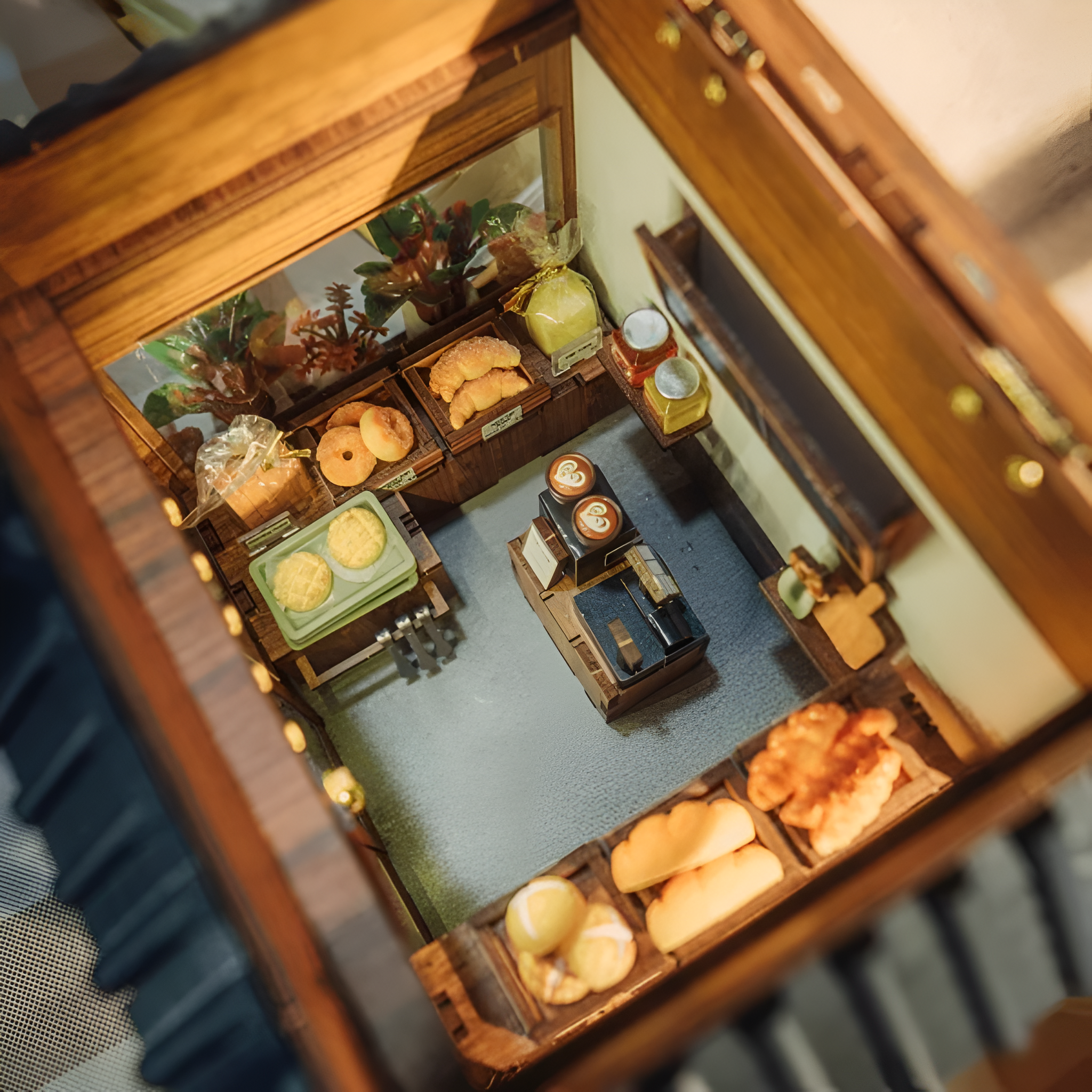 Hanok Bakery Miniature House Craft Kit