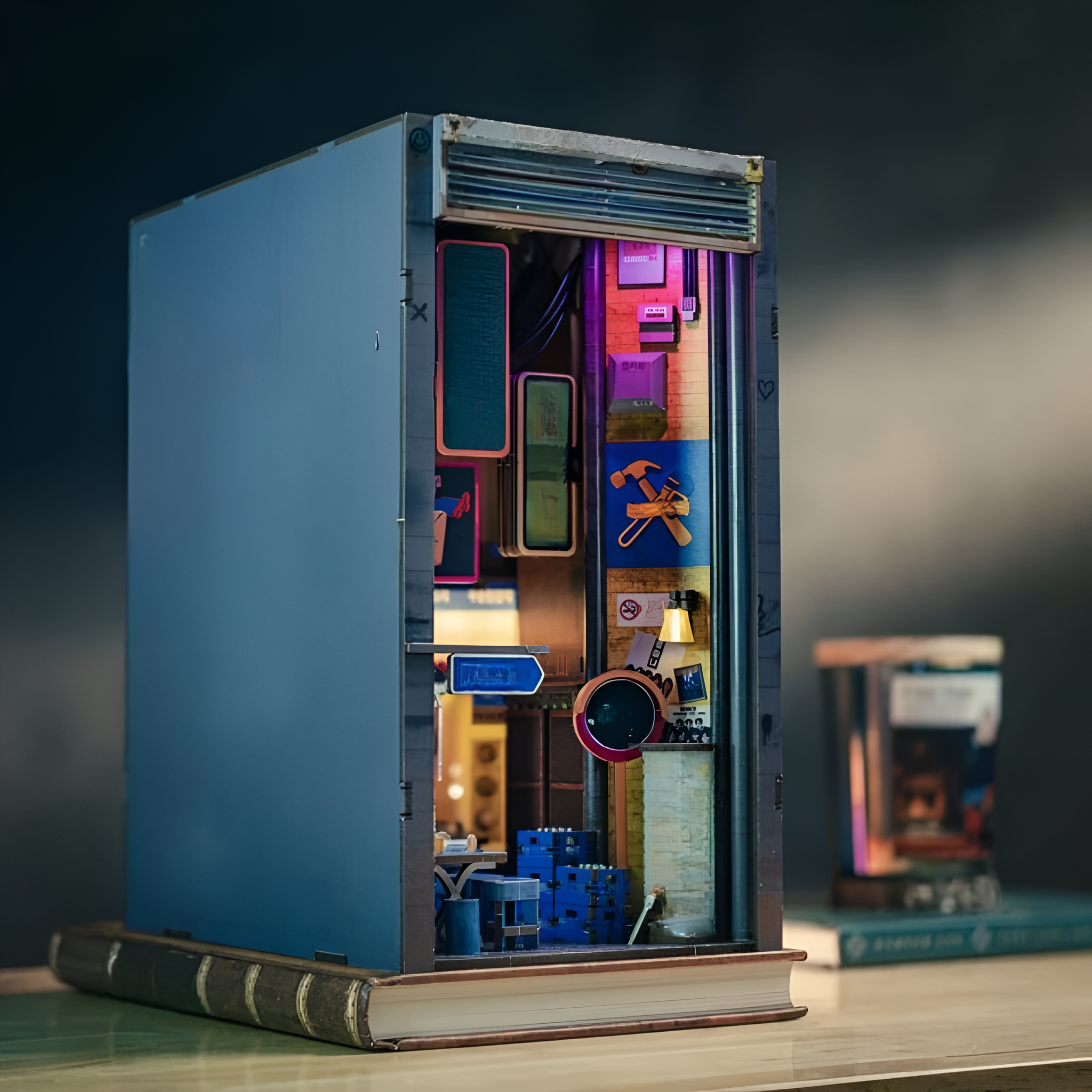 DIY Seoul Hipjiro Book Nook Kit For Crafting