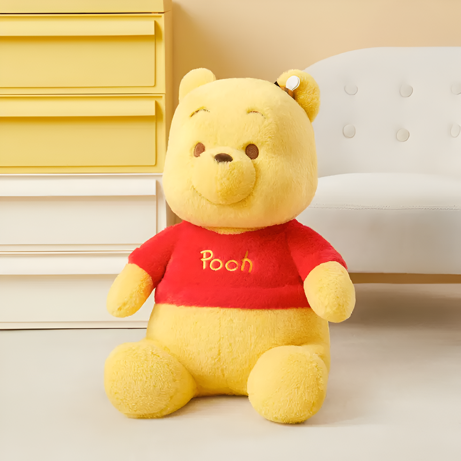 Winnie the Pooh Basic Series Sitting Plush Doll