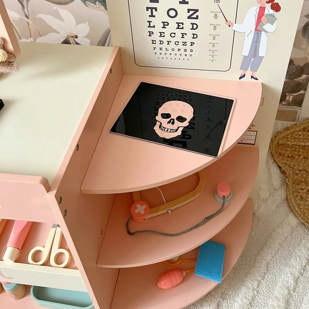 Wooden Doctor Activity Center Toy Set