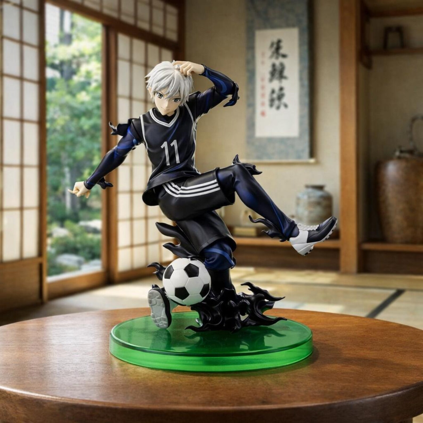 Nagi Seishiro Blue Lock Anime Soccer Figure Character Statue Display Model