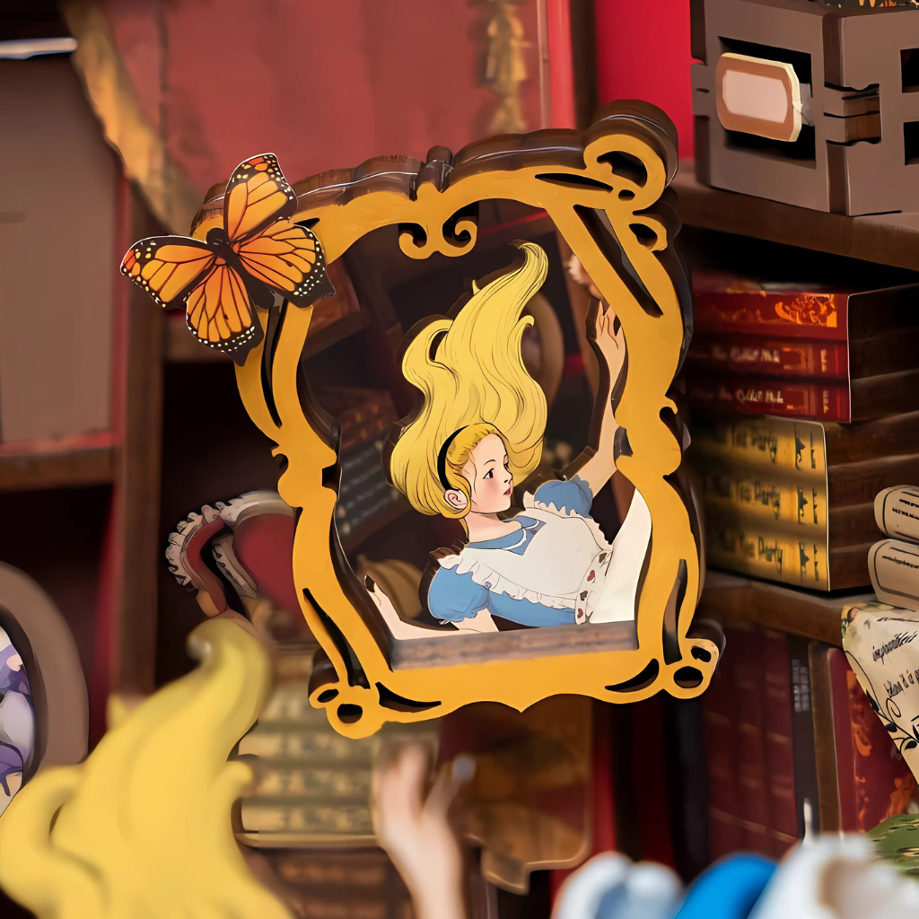 Fall into Wonder DIY Book Nook Shelf Insert 