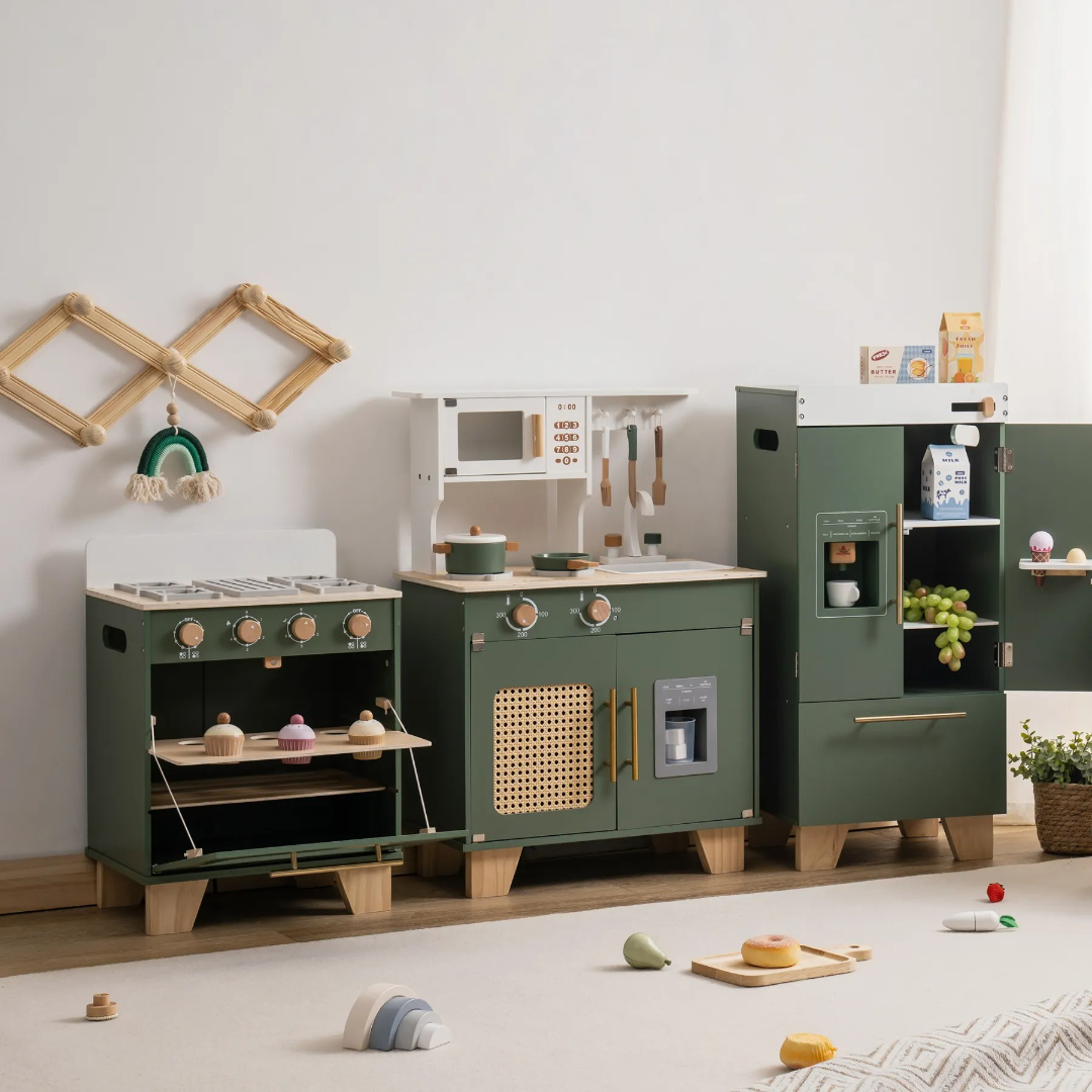 Wooden Kids Kitchen Playset Series