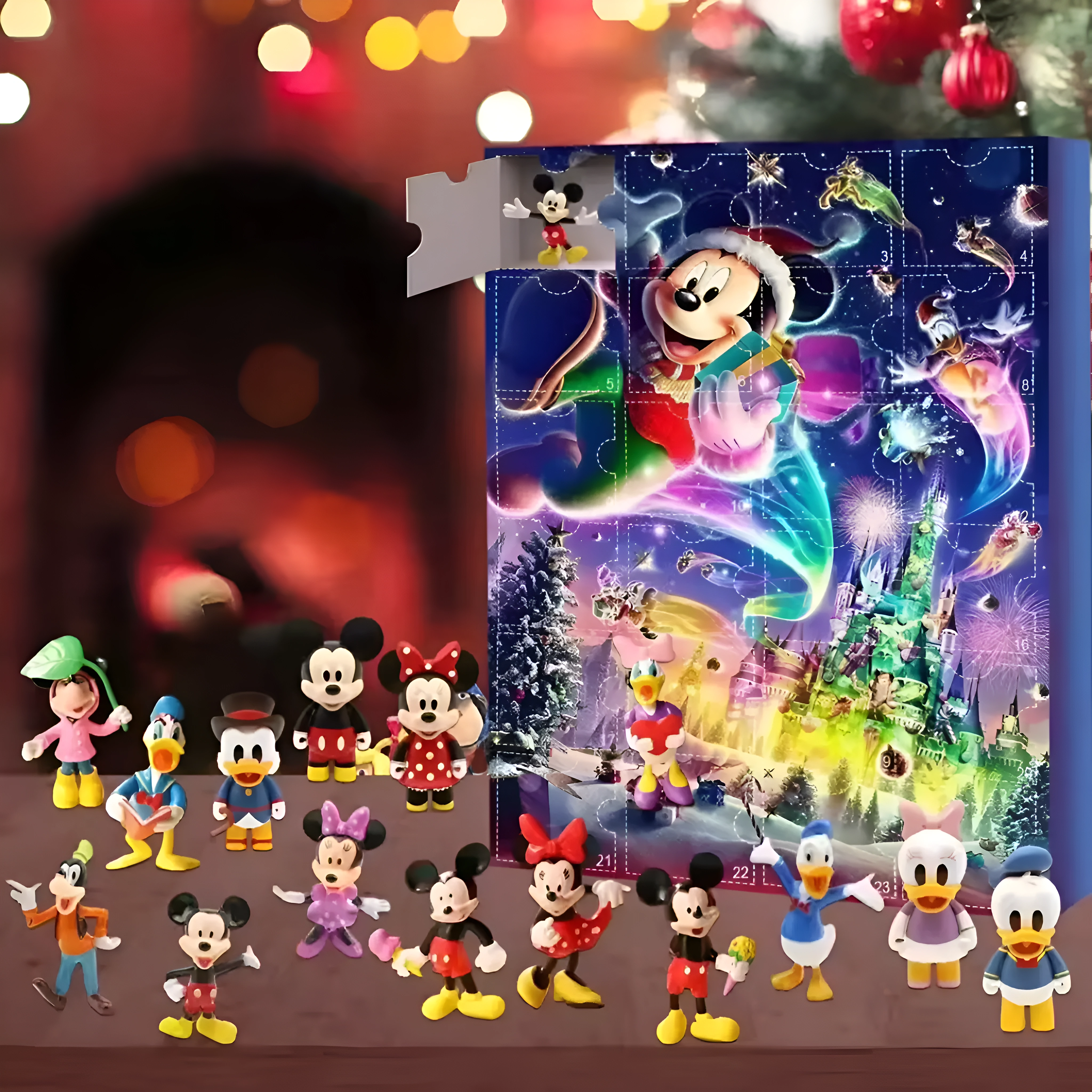 Cartoon Character Advent Calendar With Daily Surprise Figures