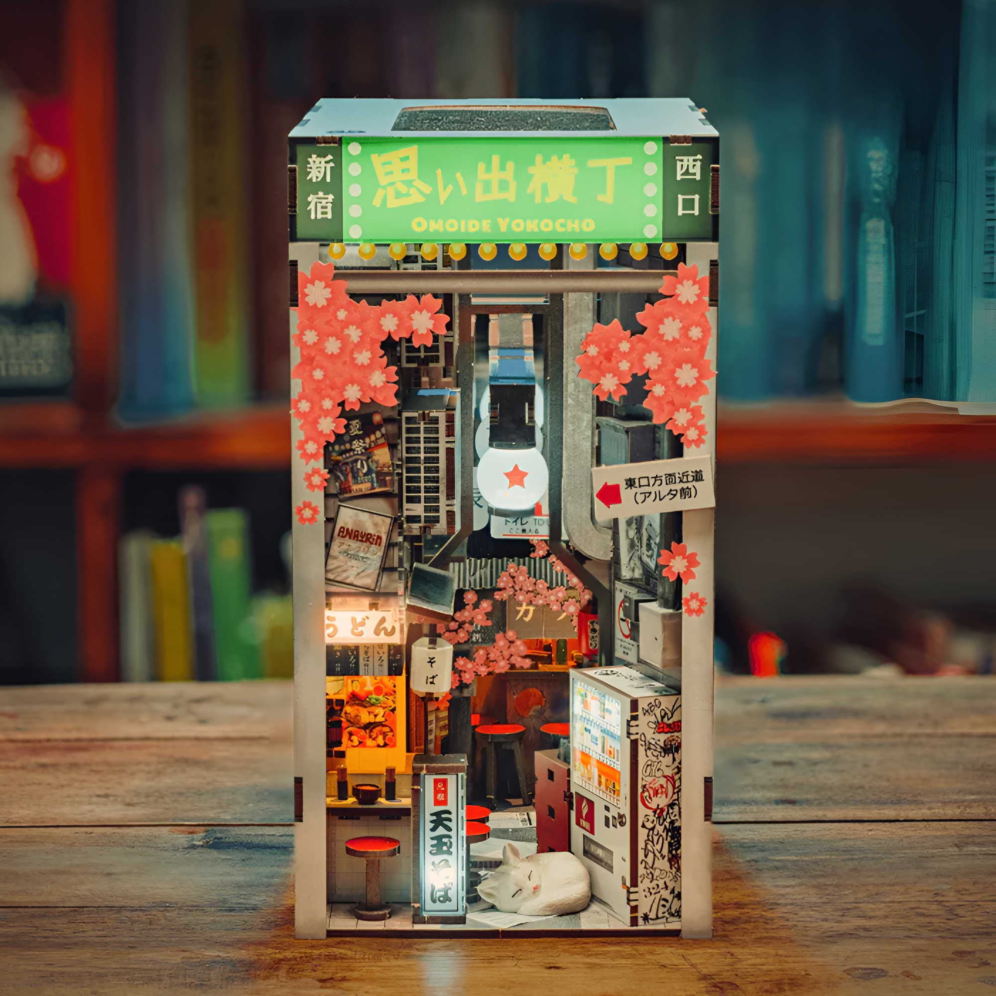Miniature Book Nook Diorama Kit For Seoul Hipjiro Street Scene