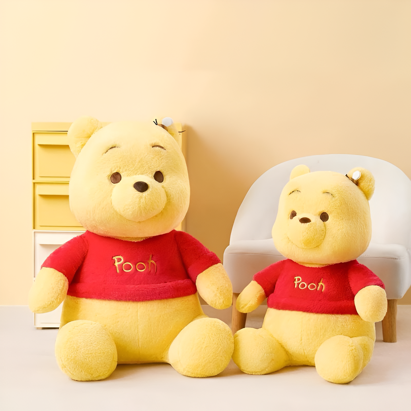Winnie the Pooh Basic Series Sitting Plush Doll