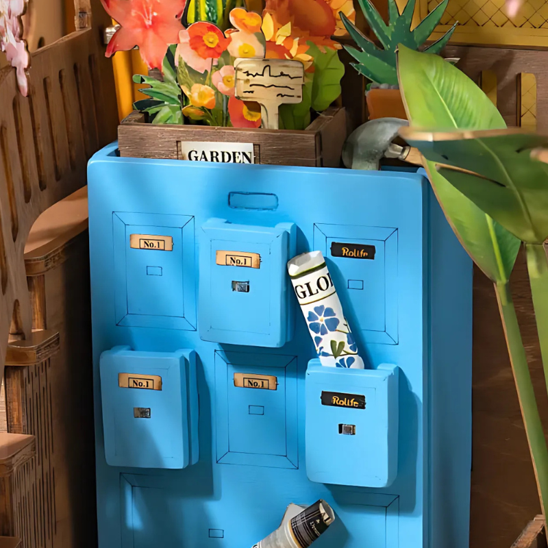 Holiday Garden House DIY Book Nook Kit