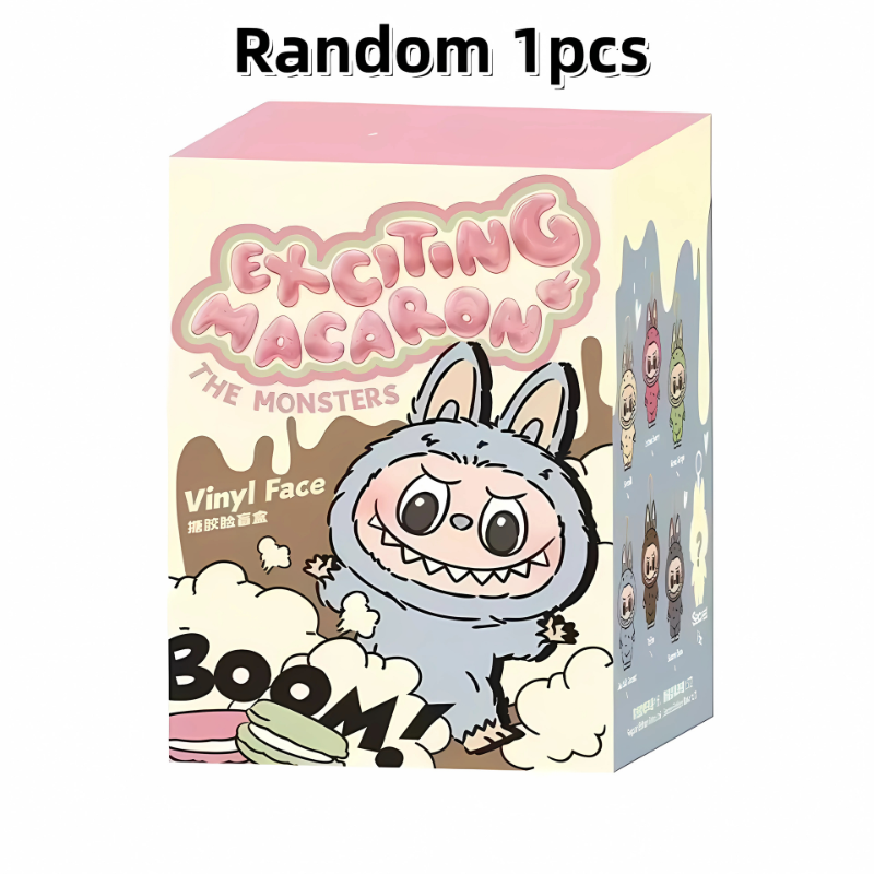 Labubu PVC Pendant Doll Model Monster Replica Keychain Kid Toys