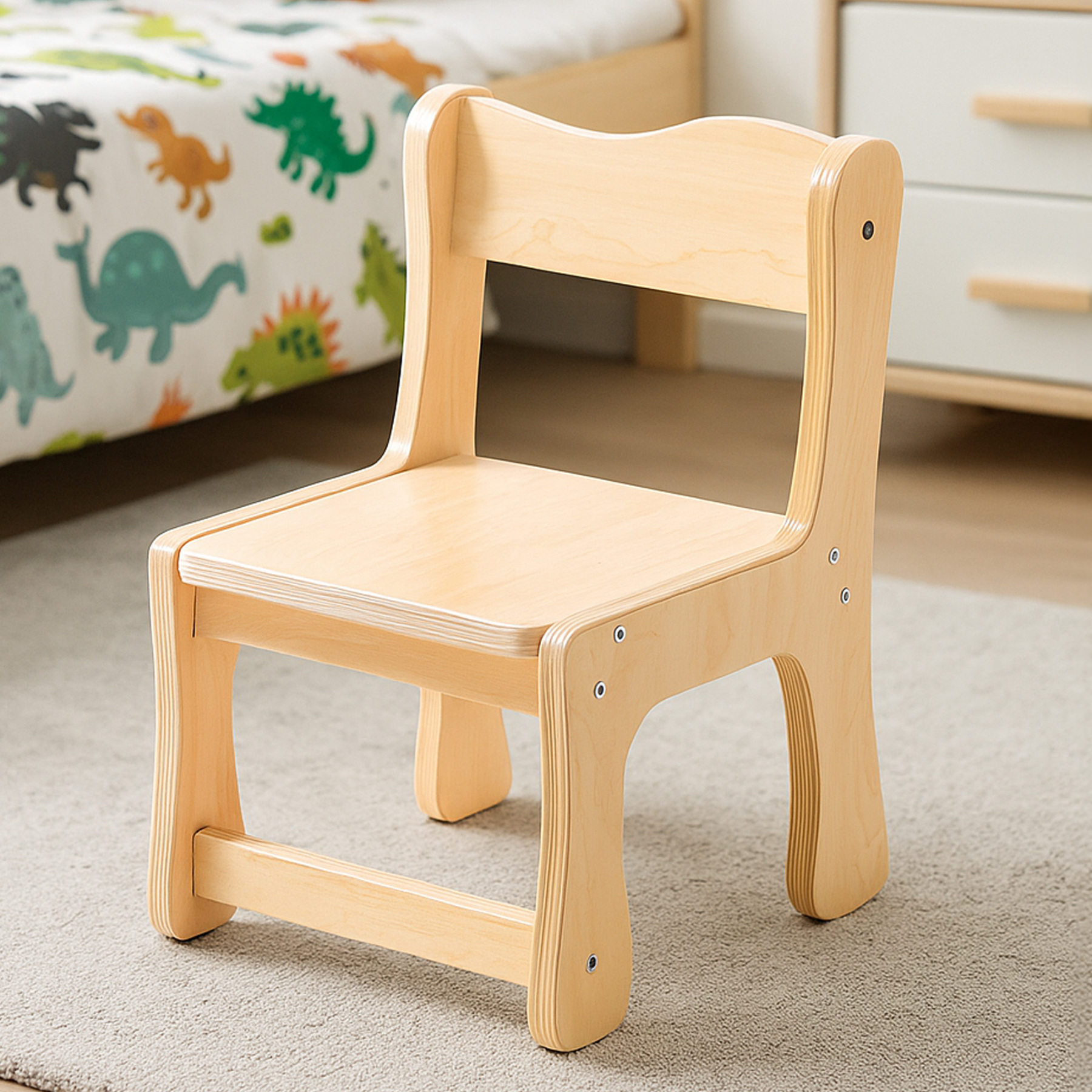 Classic Wooden Chair Fr Toddlers