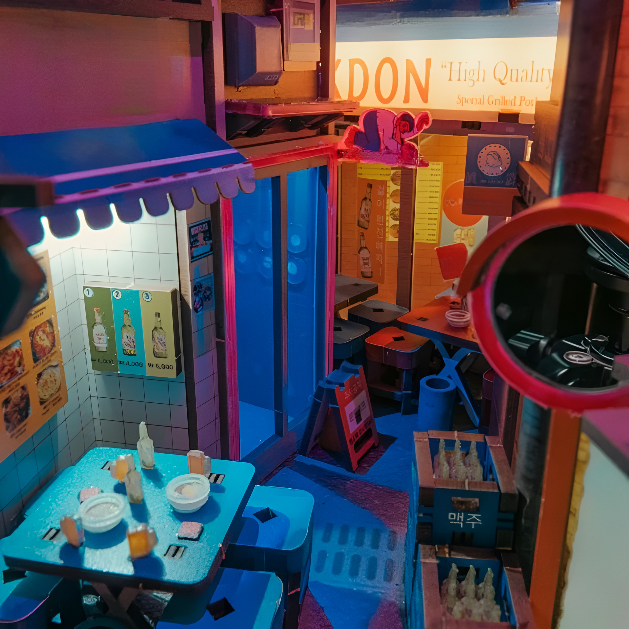 DIY Seoul Hipjiro Book Nook Kit For Crafting