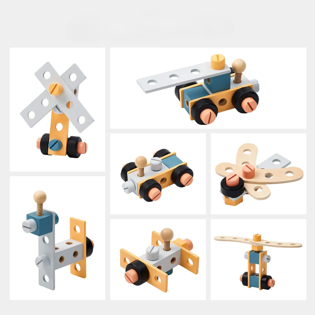 Wooden Tool Workbench For Kids Toddlers