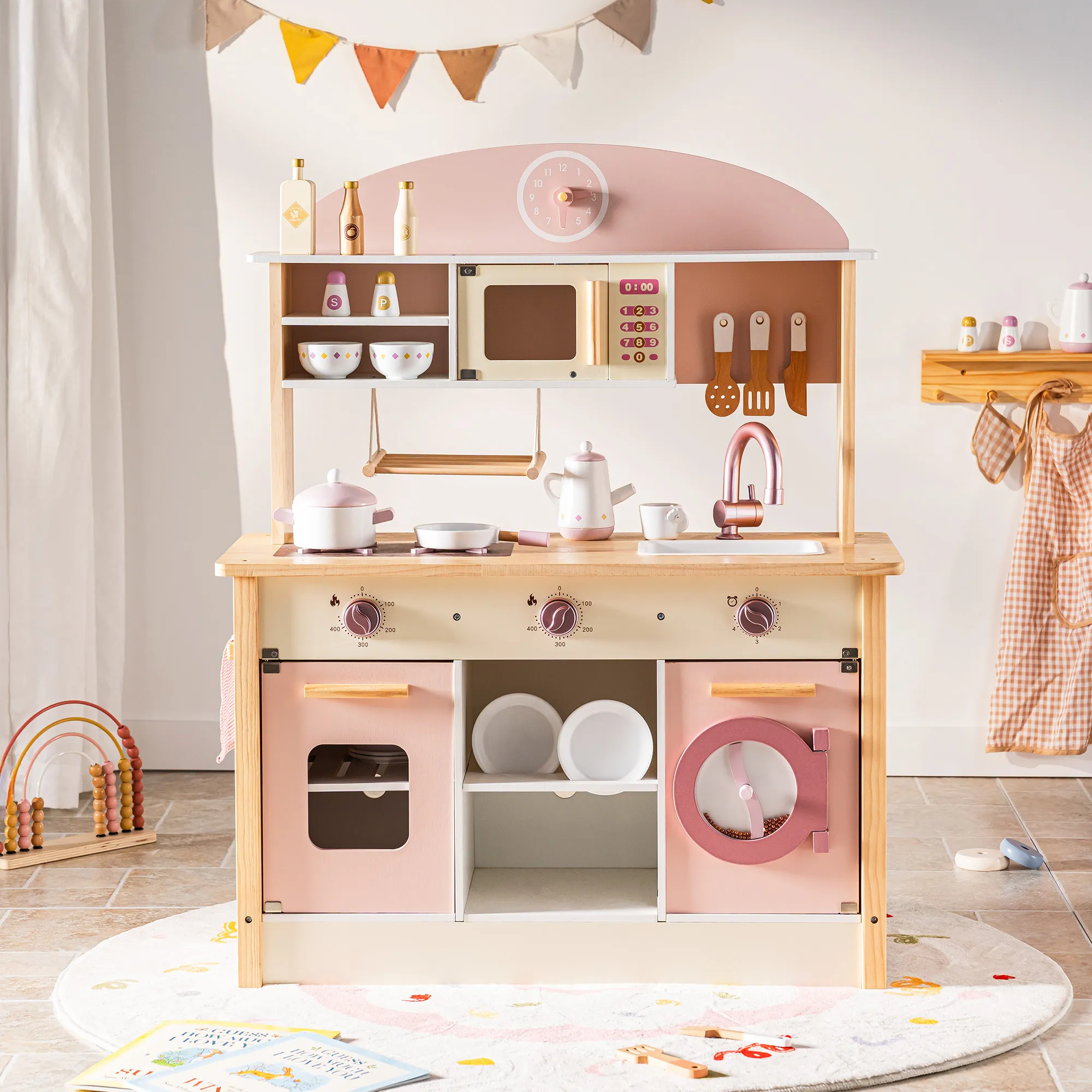 Kids Wooden Cooking Playset Series